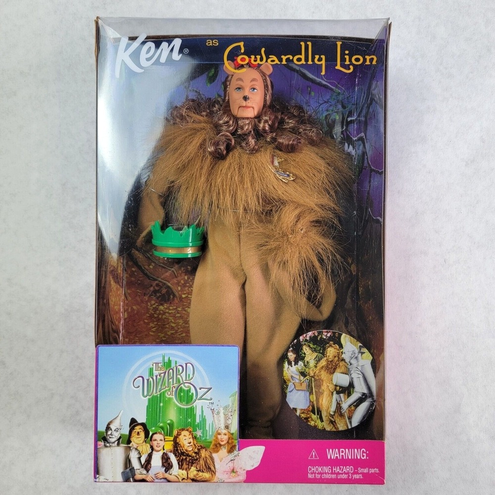 1999 Mattel Ken as Cowardly Lion Wizard of Oz Collectors Ed Barbie Doll 25814
